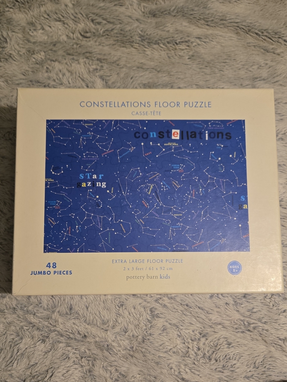 Pottery Barn Kids Constellations Floor Puzzle 48 Pieces